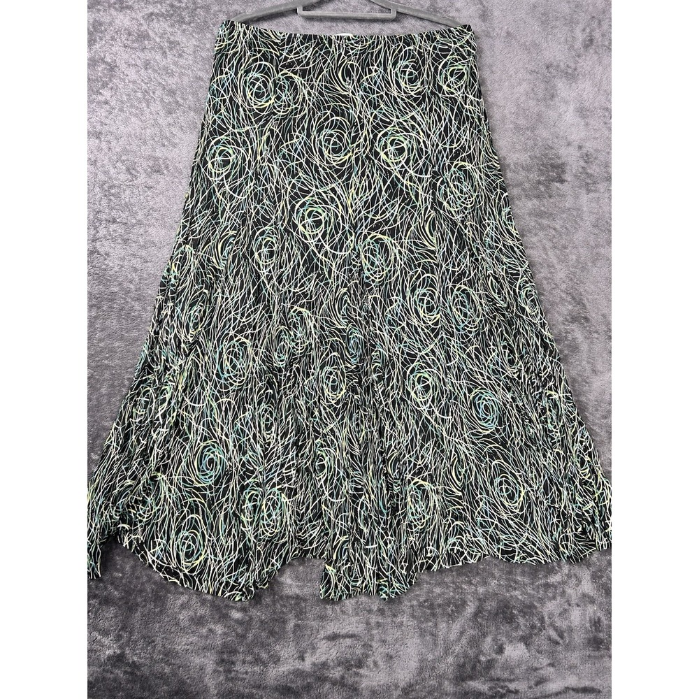 Vintage Rafael Full Swing Multi-color Maxi Skirt Women's M Whimsigoth Boho - Picture 7 of 8